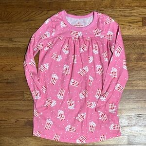 Joe Fresh pink popcorn nightgown size S / 6